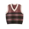 Retro Striped Contrast Tank